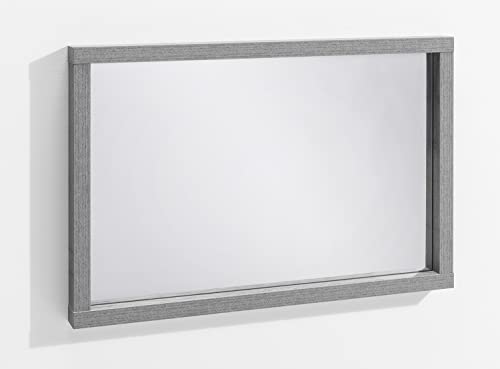 Composad LaFabrica Specchio con Cornice 90x60 Grigio Cemento