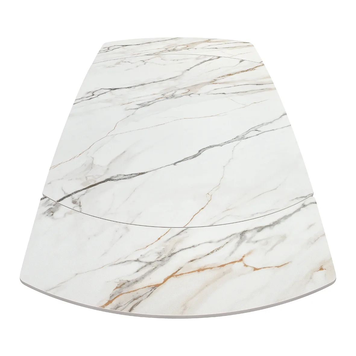 EPOCANTICA Denise Calacatta Gold Gambe Nere Tavolo Allungabile