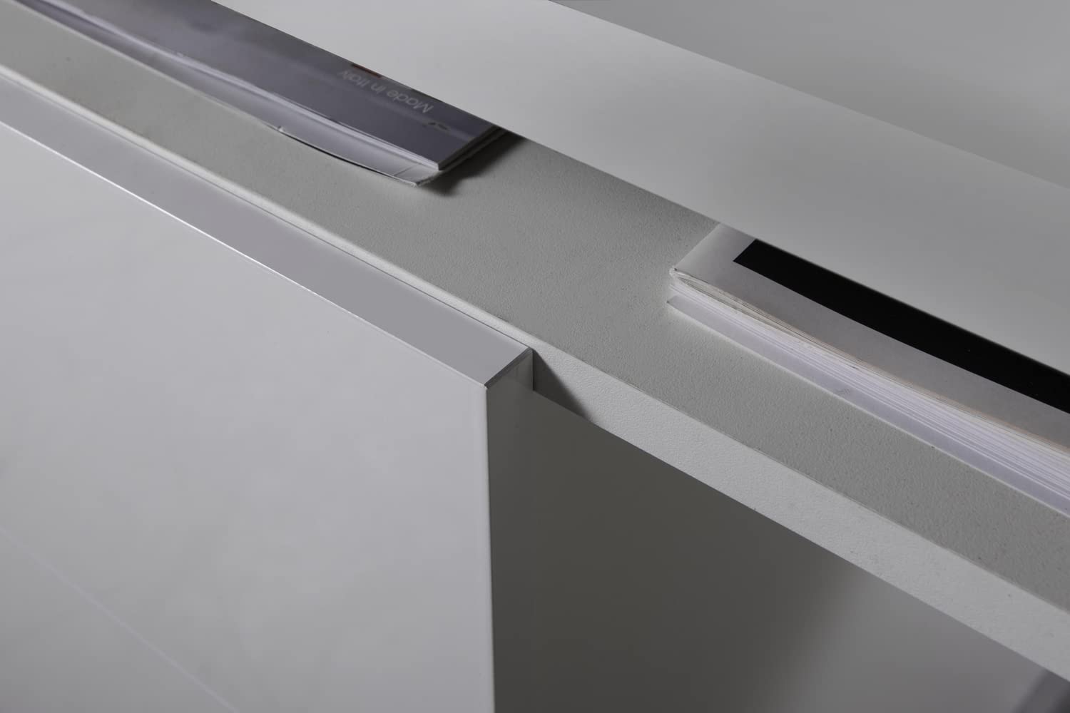 Composad Moneta Scrivania 3 Cassetti Bianco 110 cm