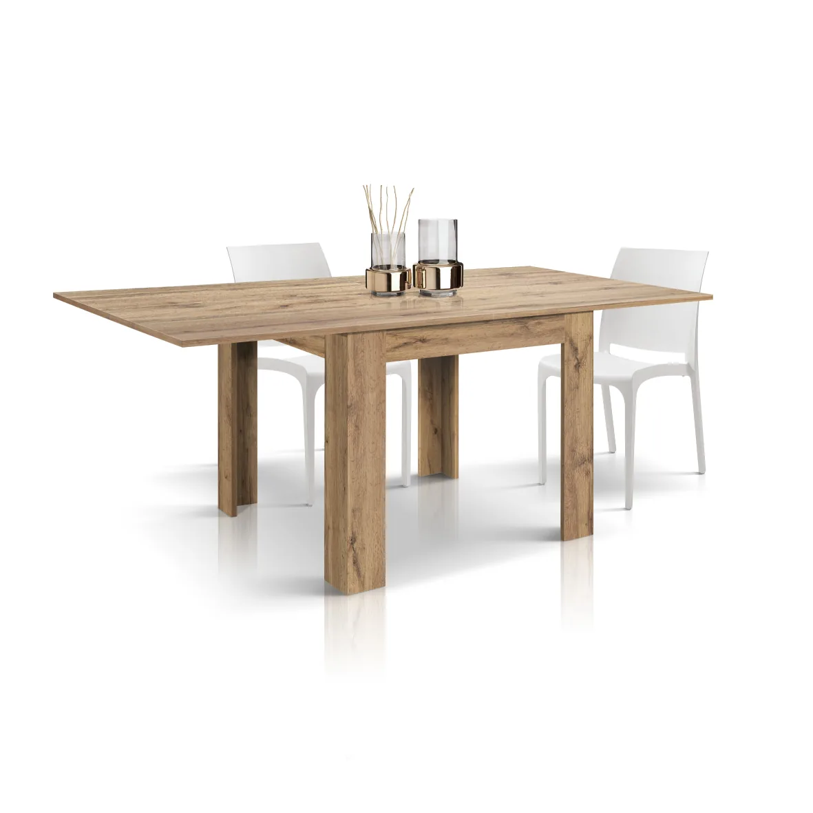 Epocantica Brigitte Tavolo Allungabile 90-180 Rovere 8 Posti