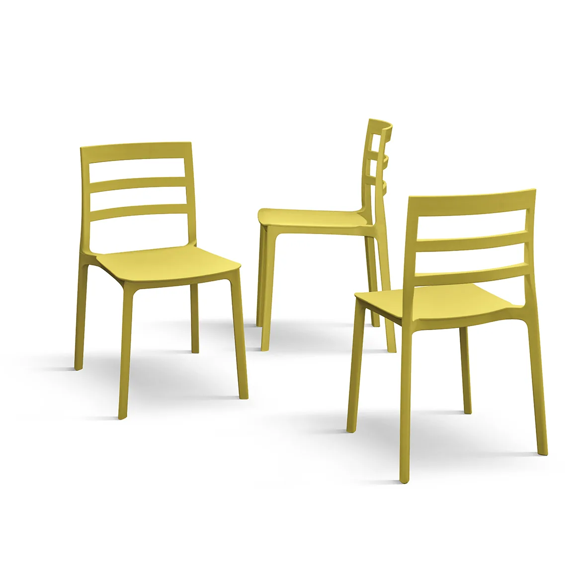 Epocantica Luca set 4 sedie leggere e resistenti