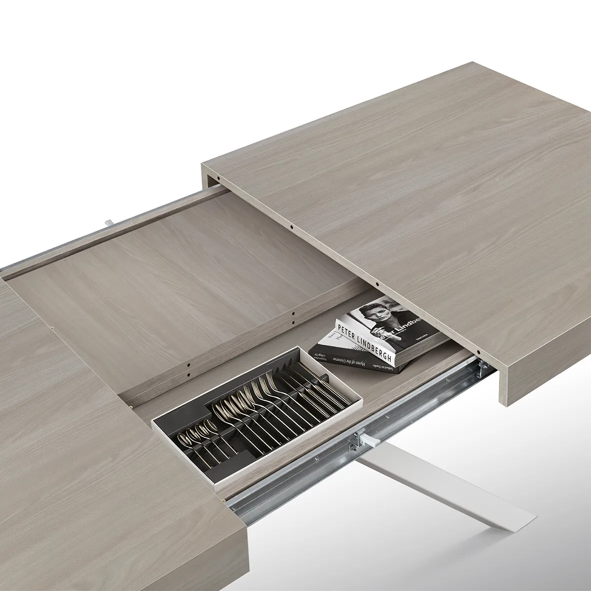 Epocantica Tavolo Allungabile Olmo Perla Incrocio 160-240 cm