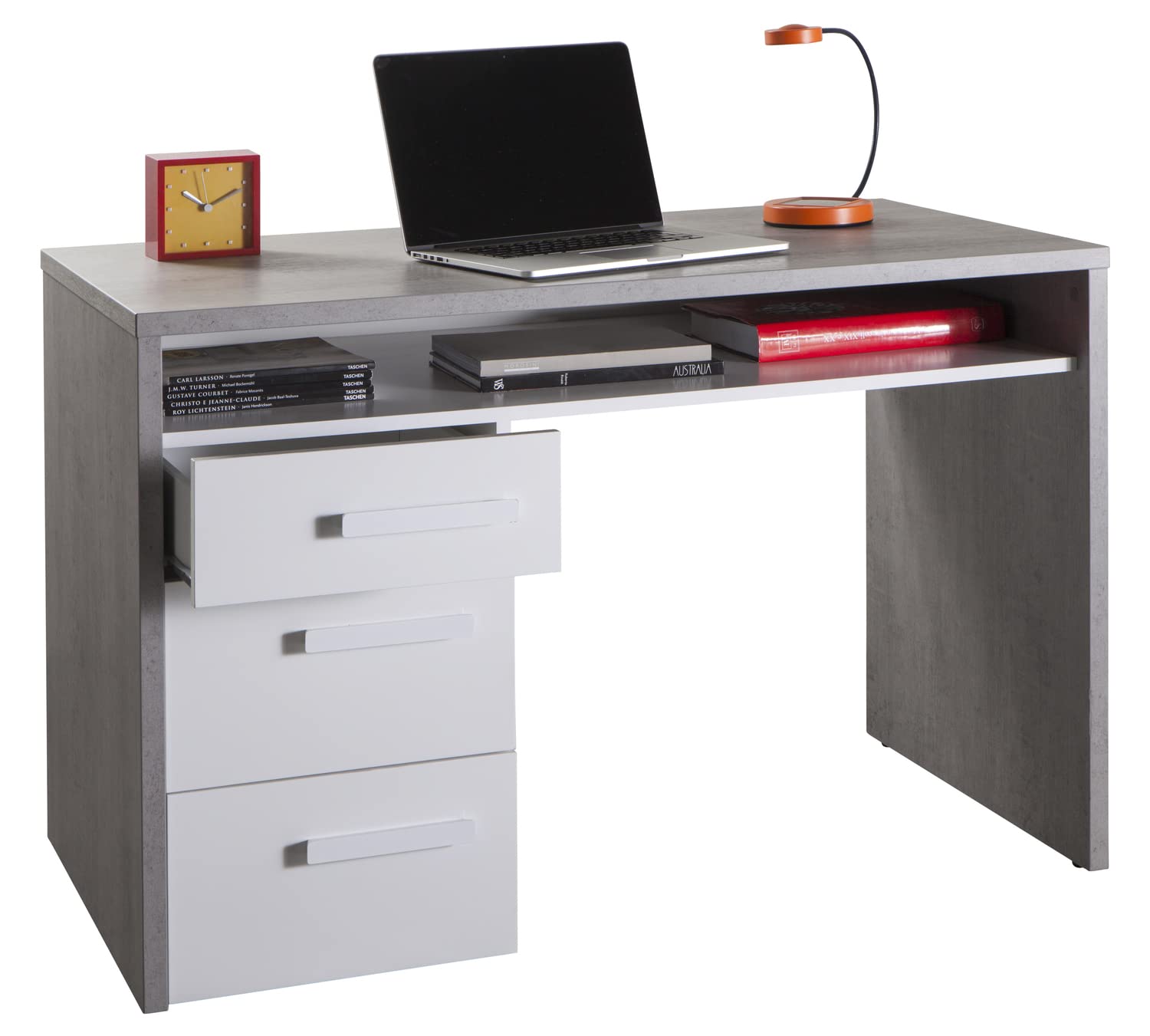 Composad Mipiace scrivania 110 cm cemento bianco