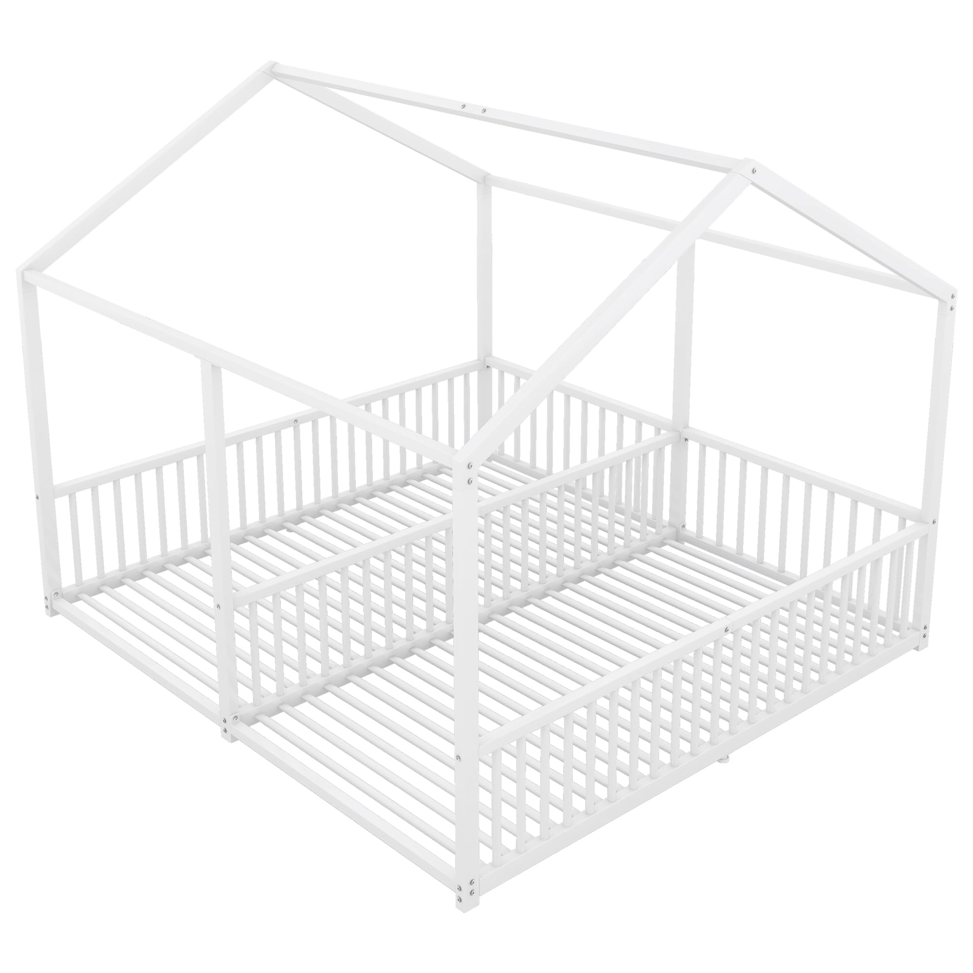 Dolamaní Letto Soppalco Bambini 90x200 Bianco Metallo