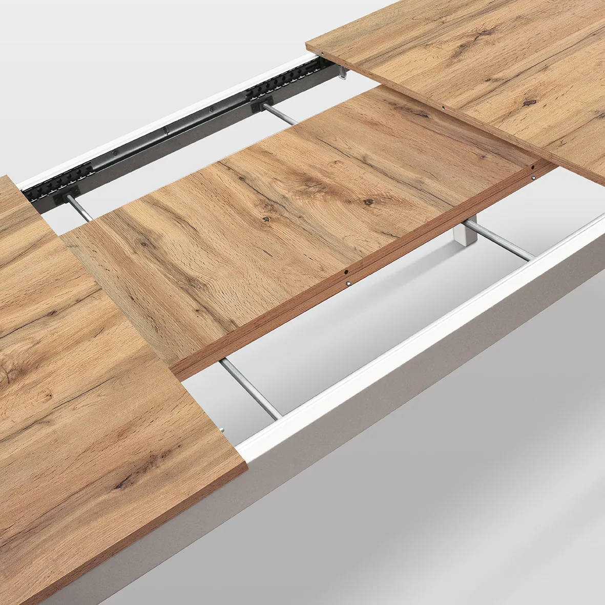 Epocantica tavolo allungabile rovere rustico 160-240 gambe faggio