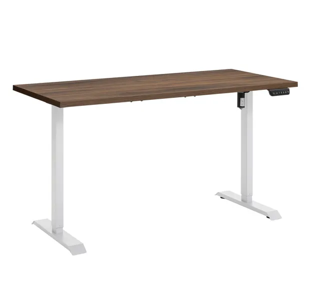 Composad Energia scrivania altezza regolabile 150x69 noce brera bianco
