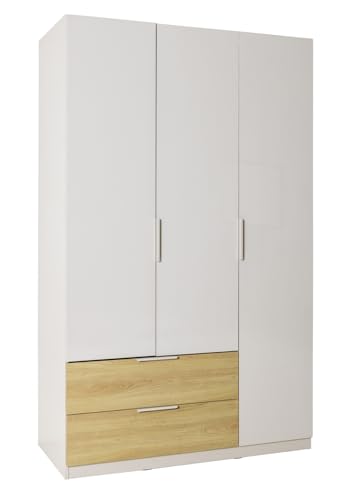 Composad Macchiato Teen Armadio 3 Ante 2 Cassetti Grigio Cashmere