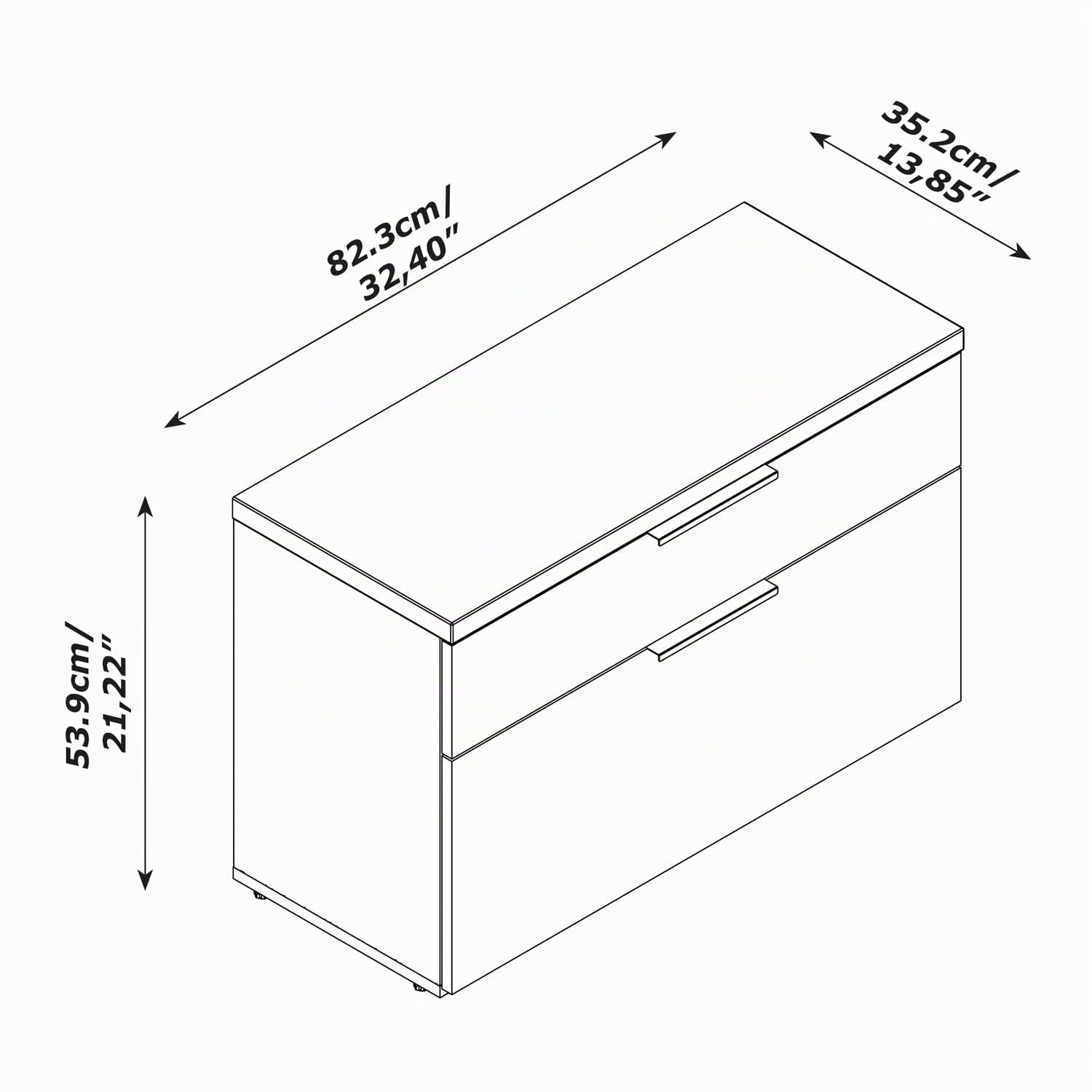 Composad 1 Cassetto 1 Ribalta Scarpiera Ingresso Bianco Rovere
