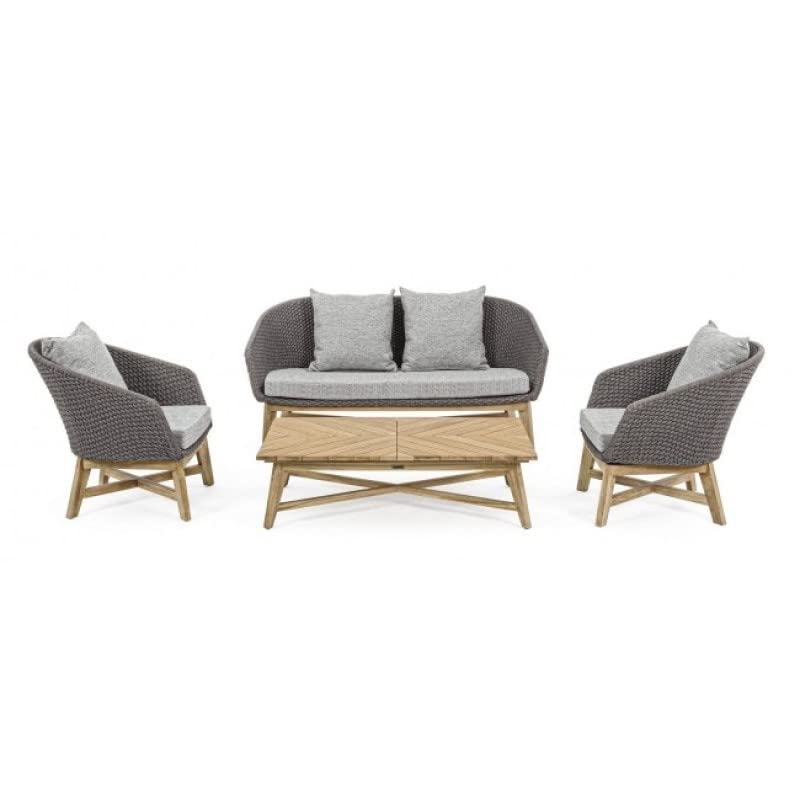 Iperbriko Coachella Tavolino Legno 120x70 cm