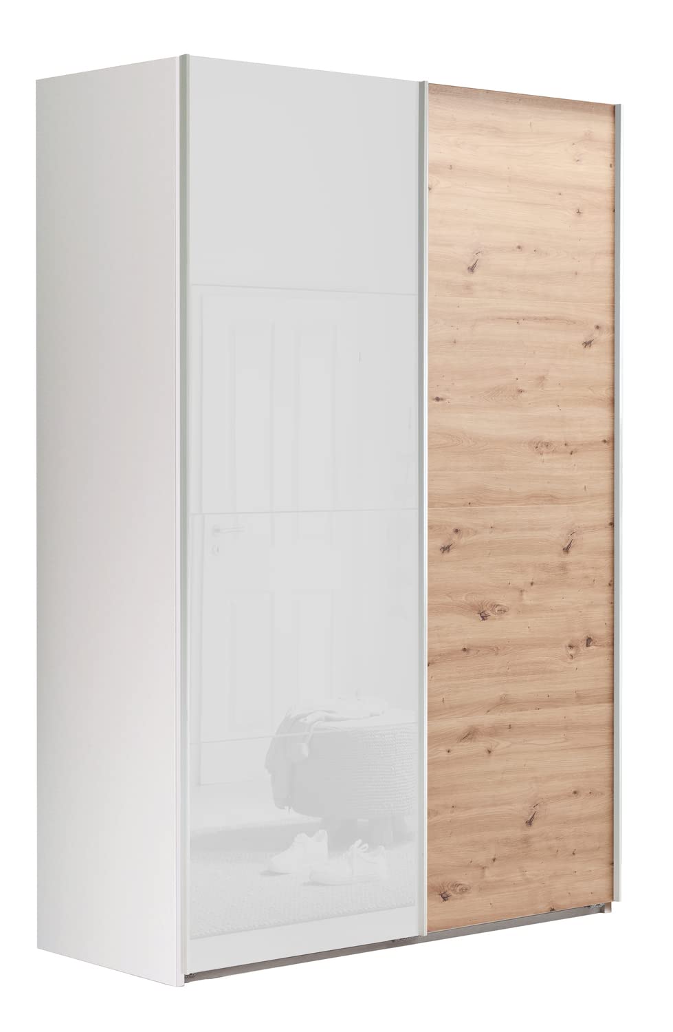 Composad Systema armadio 2 ante scorrevoli 150 cm rovere miele bianco