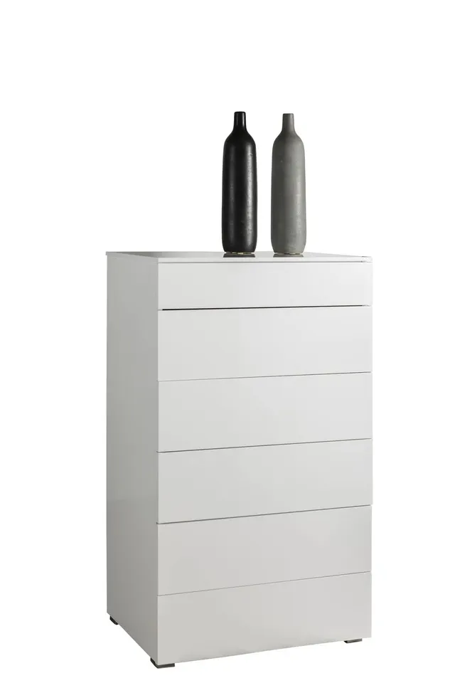 Composad Privilegio cassettiera 6 cassetti bianco