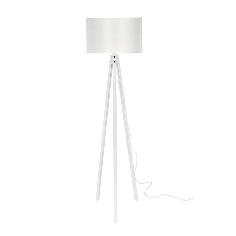 Indomita Rodi ASZ1234 Lampada da Terra Bianca
