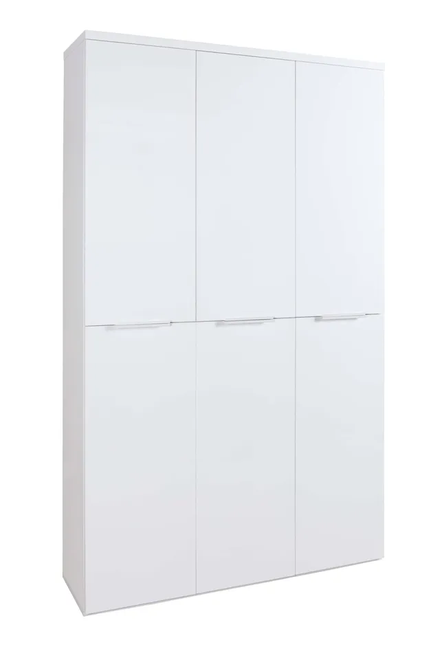 Composad Mundi Armadio 6 Ante Bianco 119,8 cm Salvaspazio