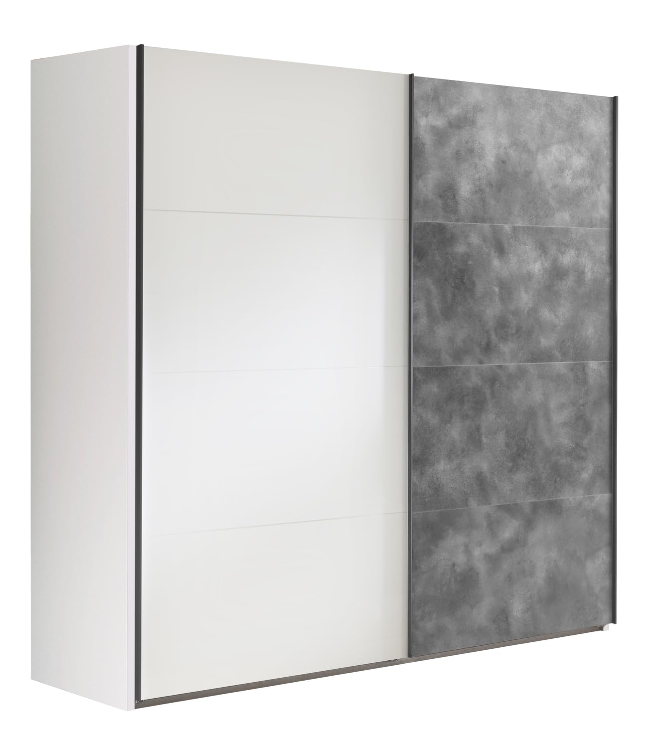 Composad Infinito armadio 2 ante scorrevoli grigio noce 250 cm