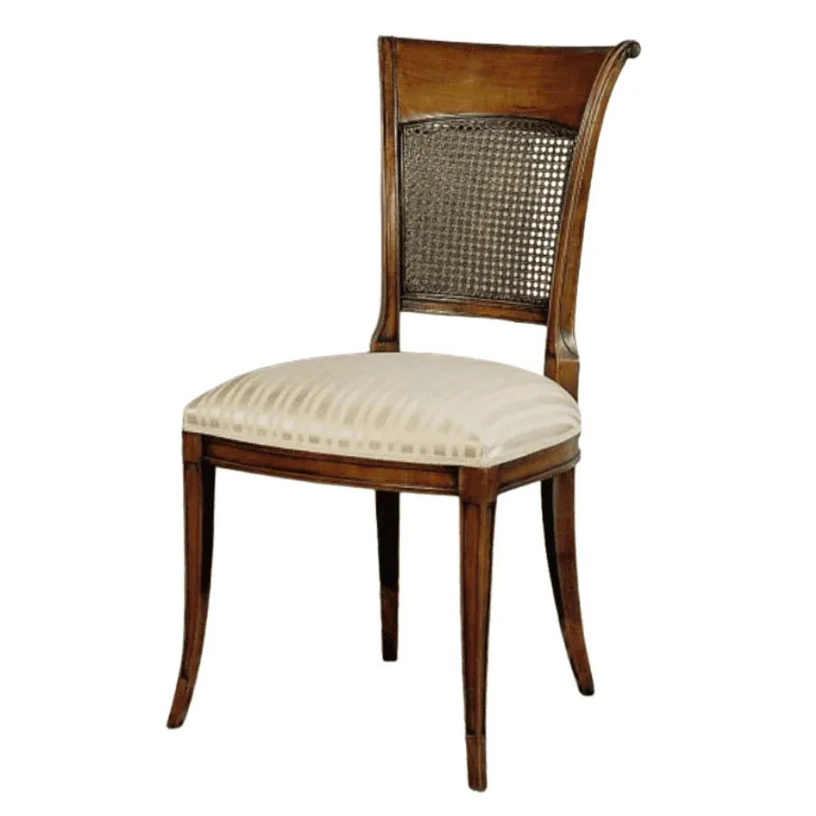 Epocantica Classica Ricciolo sedia imbottita 48 cm legno