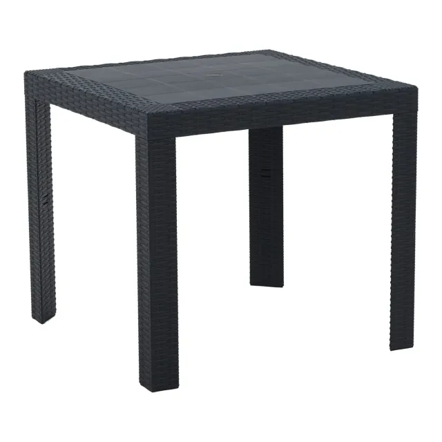 Epocantica Dallas Tavolo Giardino 80x80 Antracite