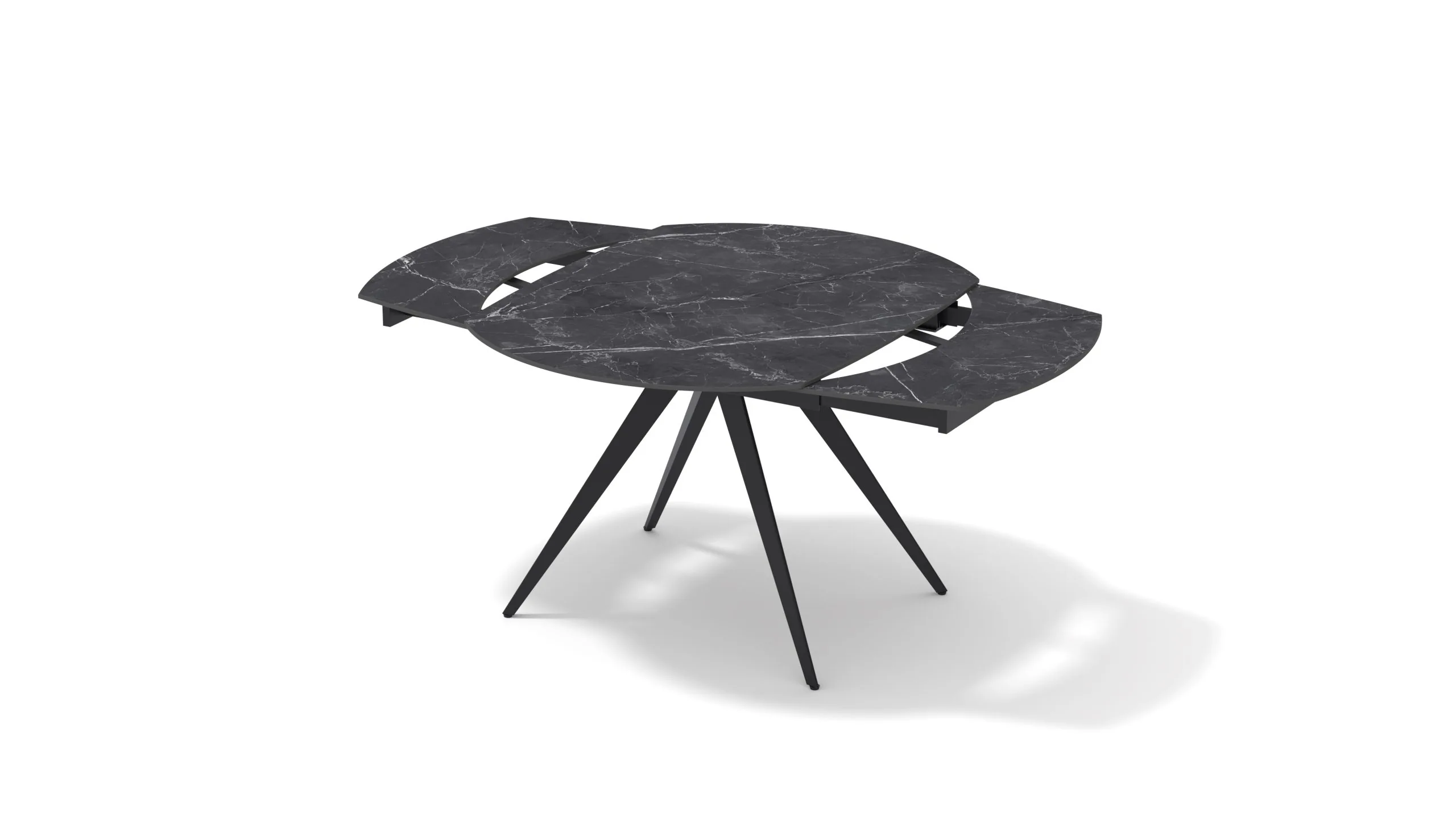 Epocantica Lavinia Nero Tavolo Allungabile 120-180 cm Ceramica