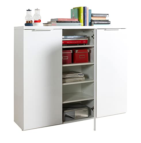 Composad Mundi scarpiera 3 ante bianco laccato 120 cm
