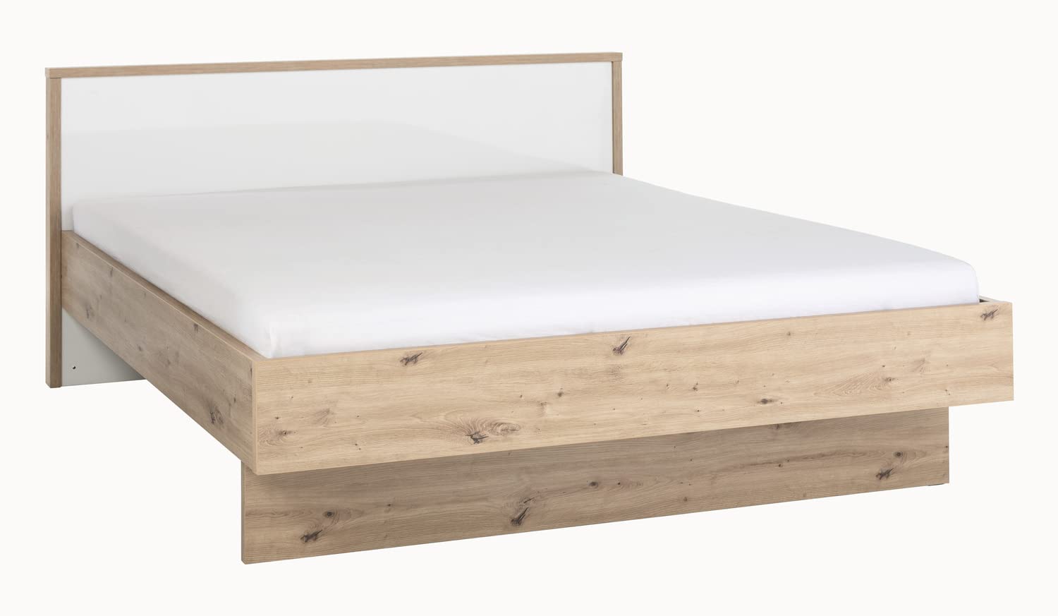 Composad Mundi letto matrimoniale rovere bianco 180x200 cm