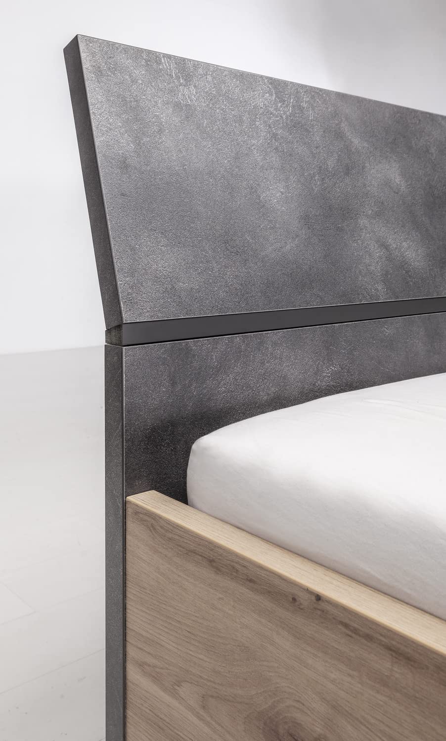 Composad Lafabrica King Size letto matrimoniale rovere miele grigio