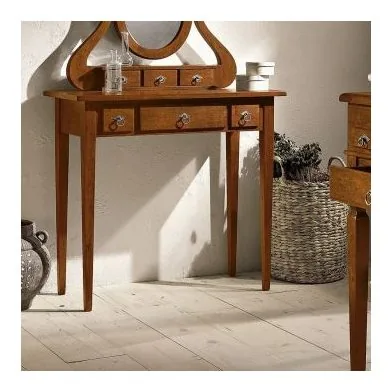 Epocantica Consolle 3 Cassetti Legno Massello 90 cm Tinta su Misura