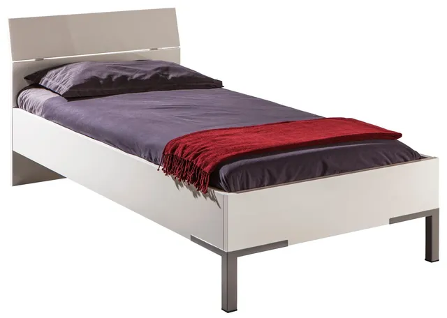 COMPOSAD Privilegio Letto singolo bianco laccato