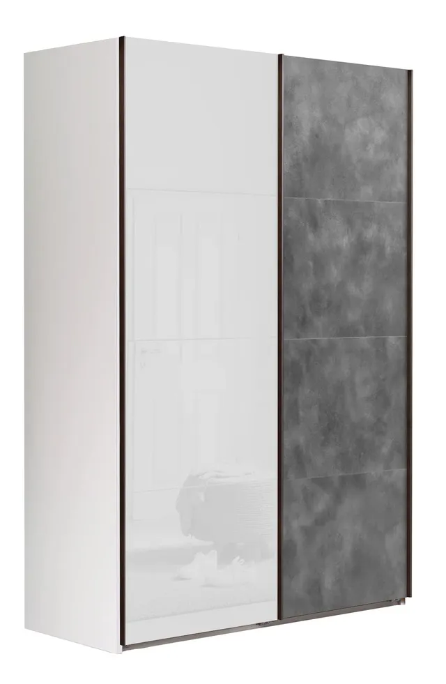 Composad Systema armadio 2 ante scorrevoli 150 bianco grigio tadao