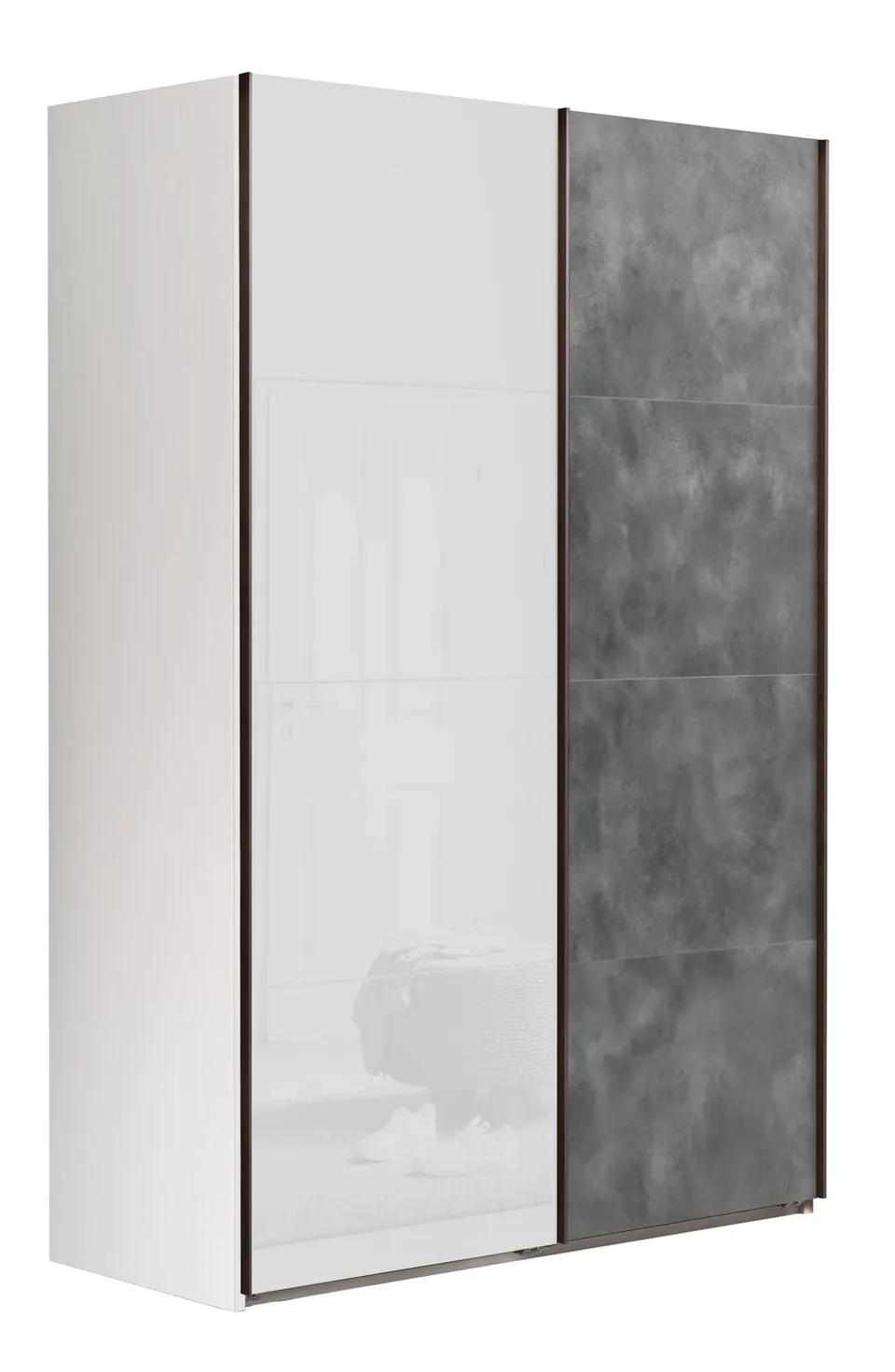 Composad Systema armadio 2 ante scorrevoli 150 bianco grigio tadao