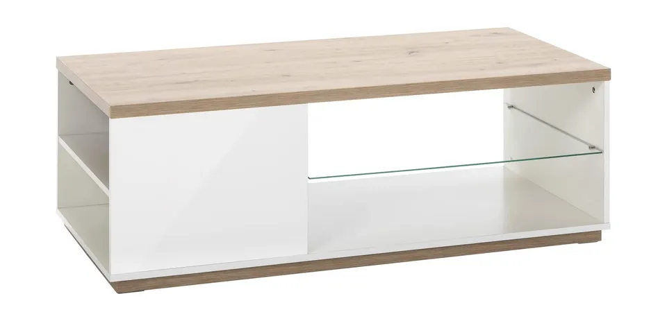 Composad Mundi Tavolino Salotto 122 cm Rovere Bianco