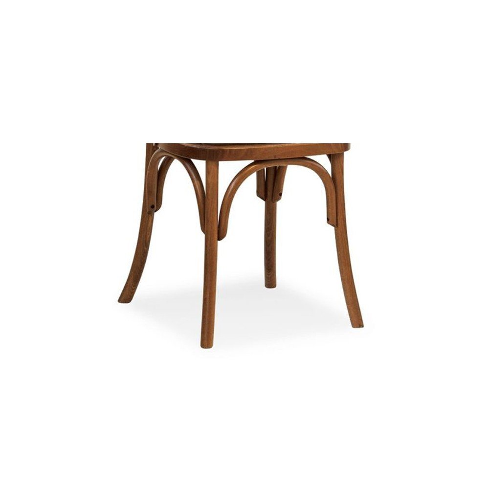 Iperbriko sedia faggio cognac seduta ecopelle 51x51 cm