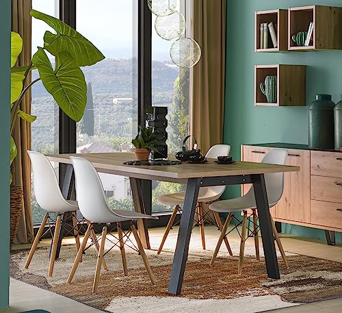 Composad Vitruvia tavolo da pranzo 8 posti rovere mielato 200 cm
