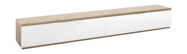 Composad Mundi Mobile Porta Tv 2 Ribalte Rovere e Bianco 270 cm