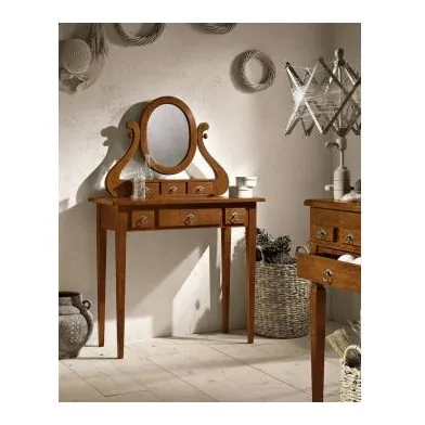 Epocantica Consolle 3 Cassetti Legno Massello 90 cm Tinta su Misura