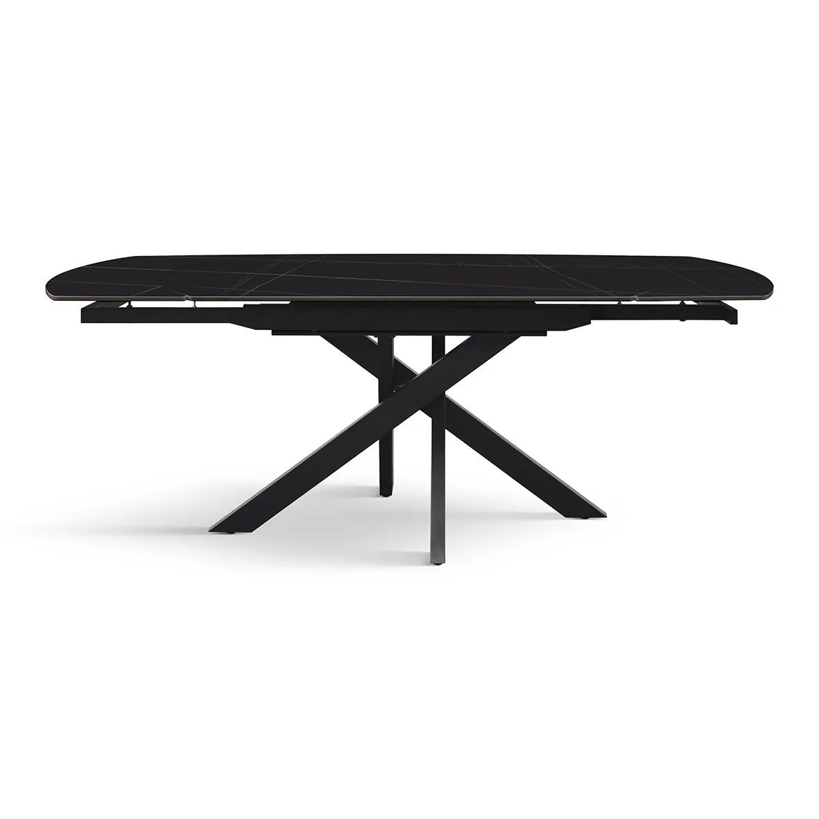 Epocantica Tavolo Ovale Allungabile Ceramica 140-200 Nero