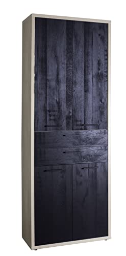 Composad Davinci 4 ante 2 cassetti mobile rovere nero 81,6 cm