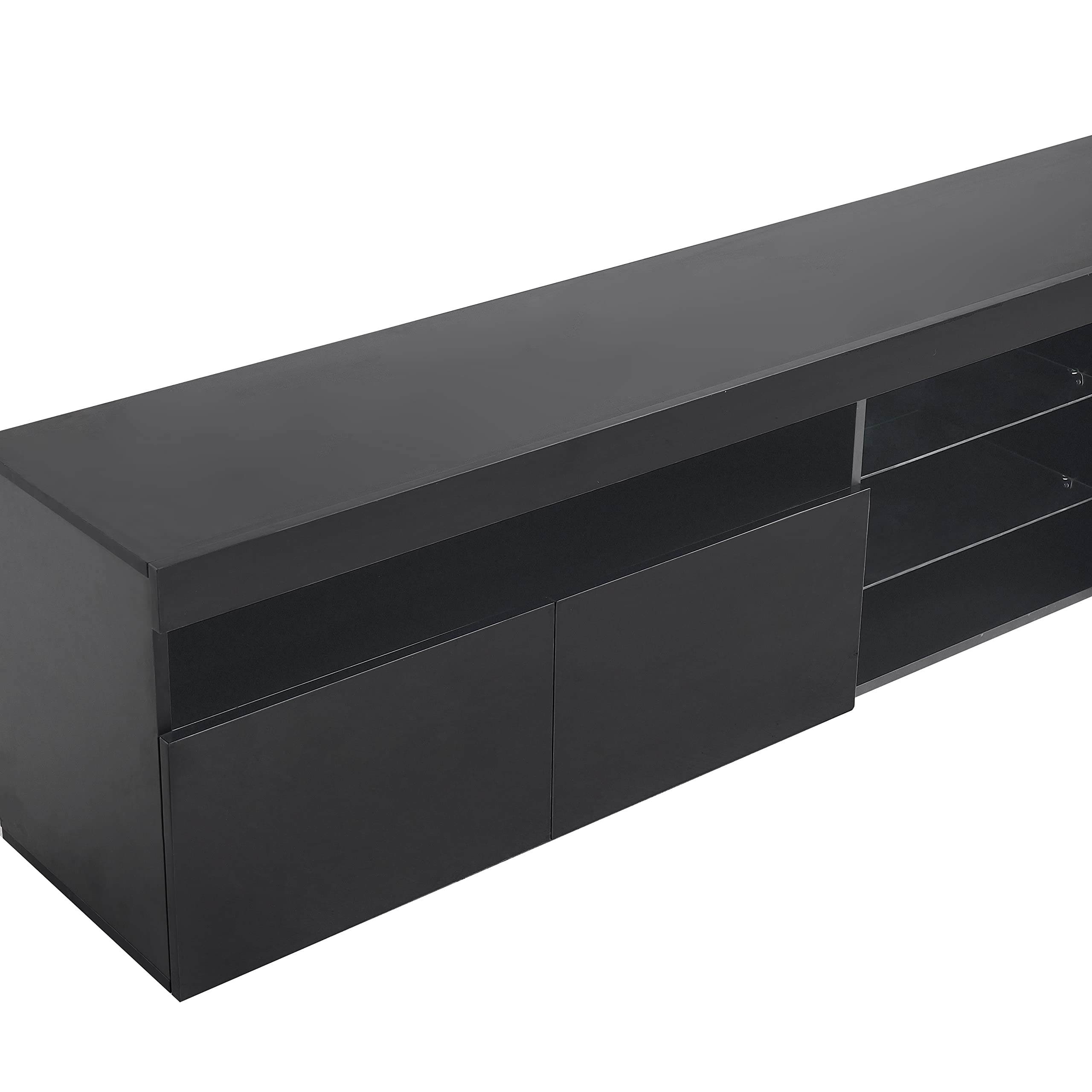 Dolamaní Mobile TV Nero 180 cm 3 Ante MDF Soggiorno