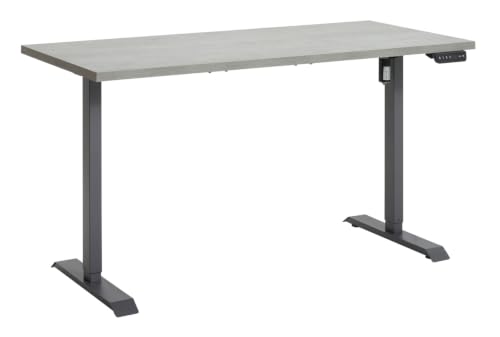 Composad Energia scrivania 150x69 cemento nero elettrica