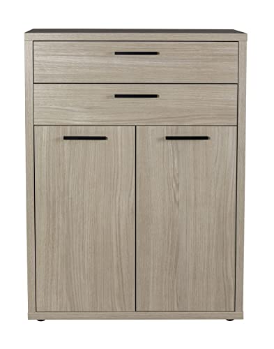 Composad Davinci mobile 2 ante 2 cassetti 81 rovere