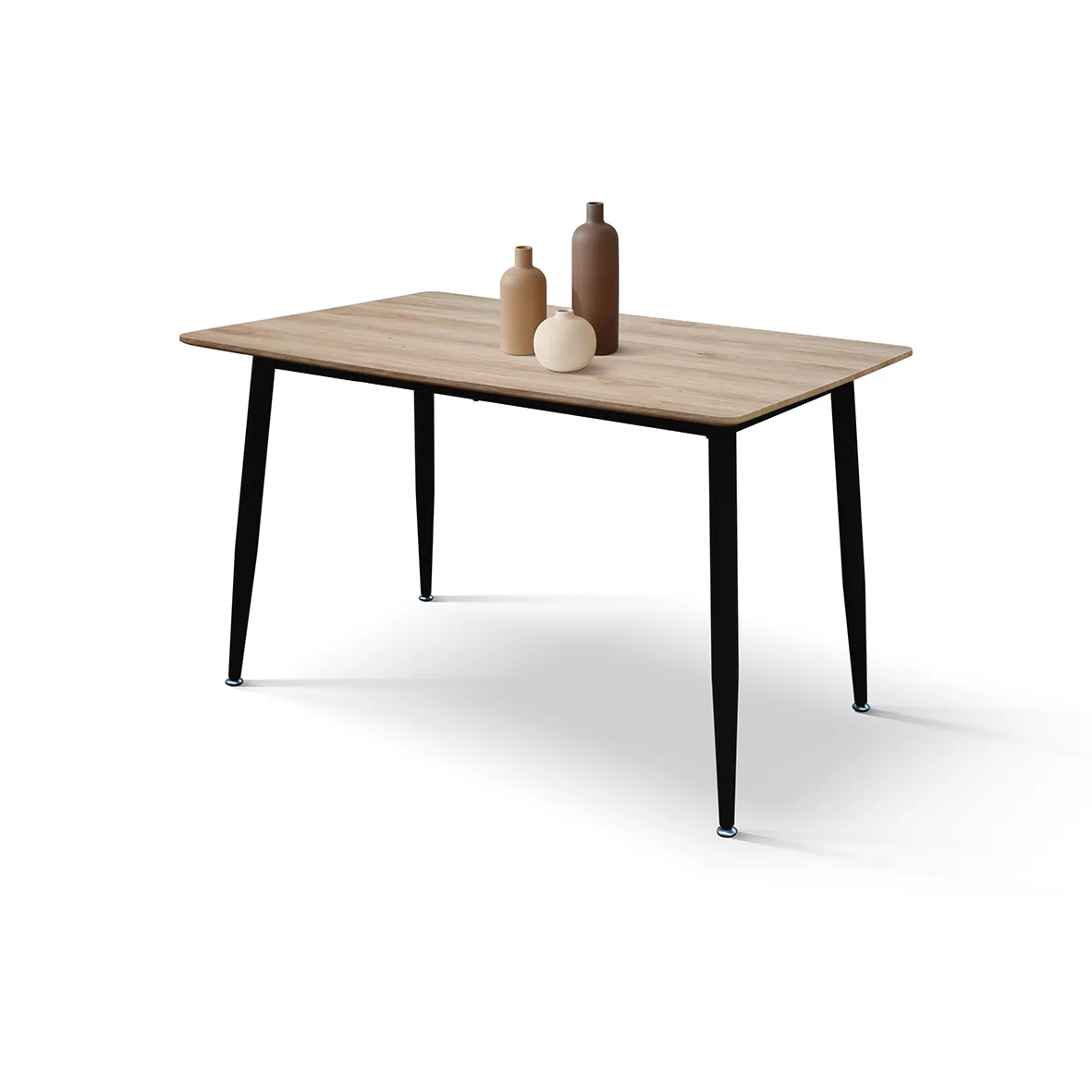 Epocantica Tavolo Fisso 120x80 Rovere Rustico Nero