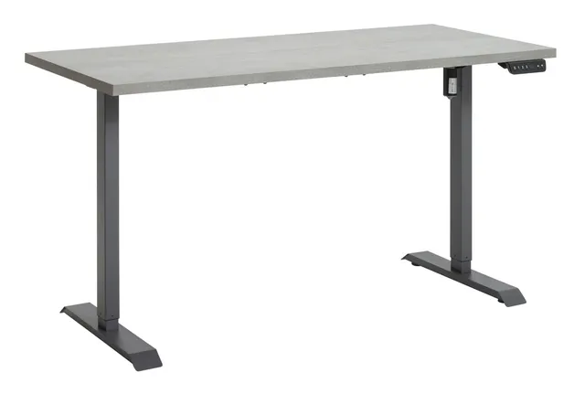 Composad Energia scrivania 150x69 cemento nero elettrica
