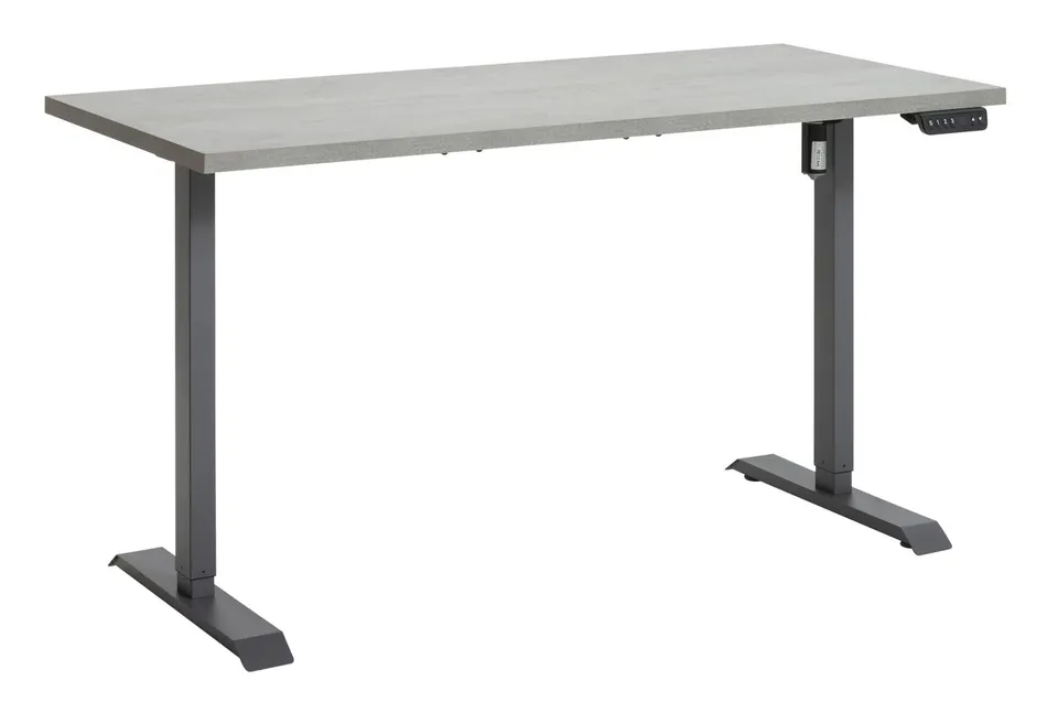 Composad Energia scrivania 150x69 cemento nero elettrica