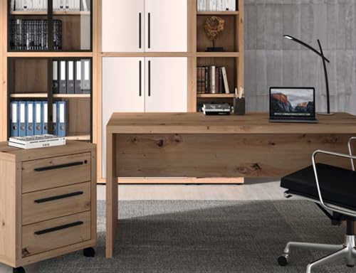 Composad Disegno scrivania ufficio 138 cm noce brera