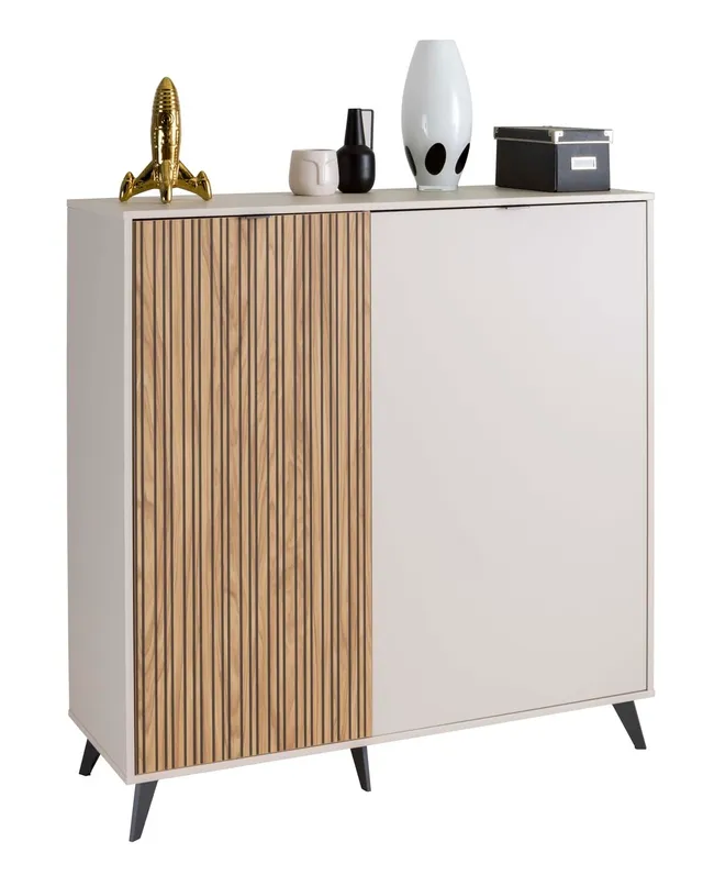 Composad Ilago Madia 2 Ante Grigio Cashmere Strippedwood