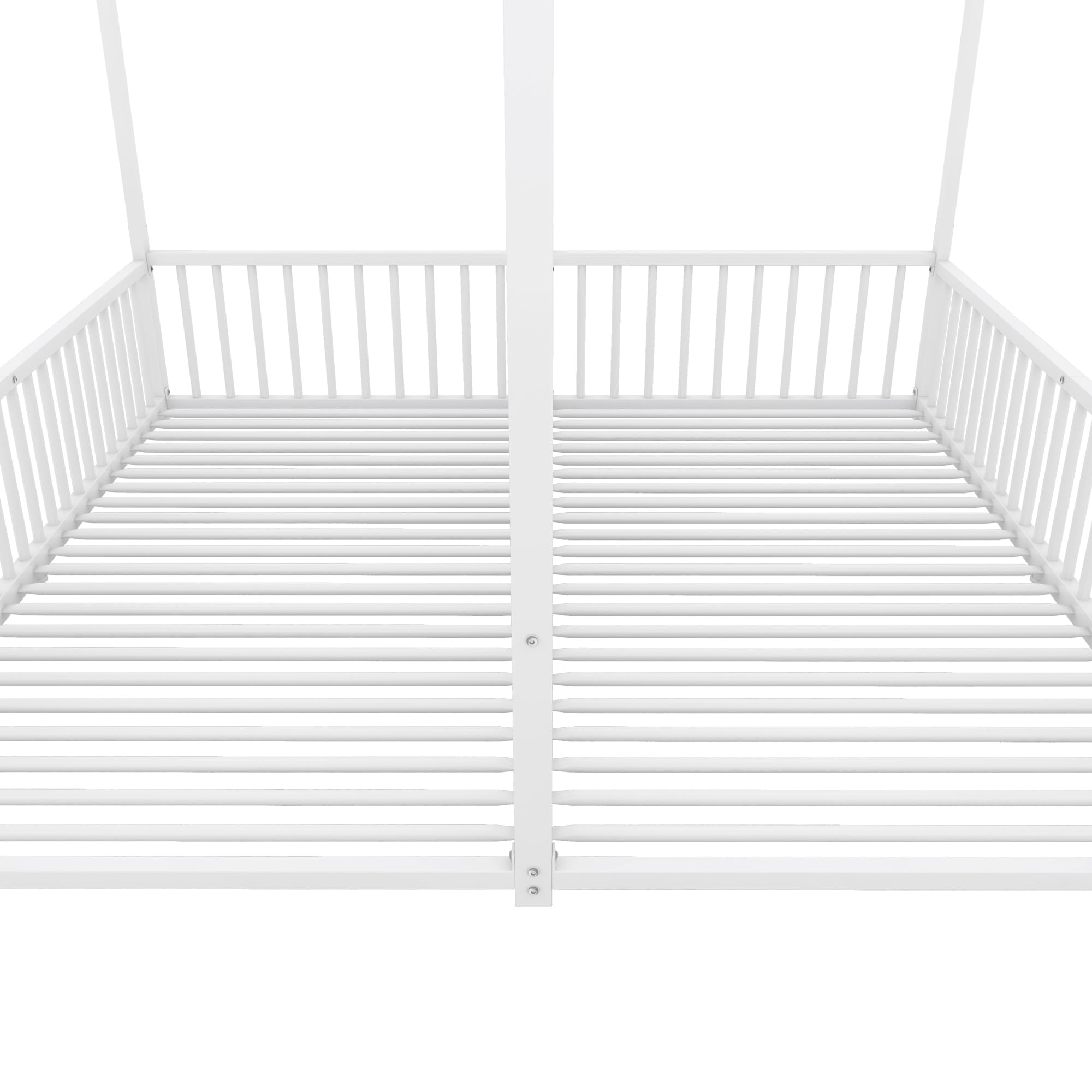 Dolamaní Letto Soppalco Bambini 90x200 Bianco Metallo