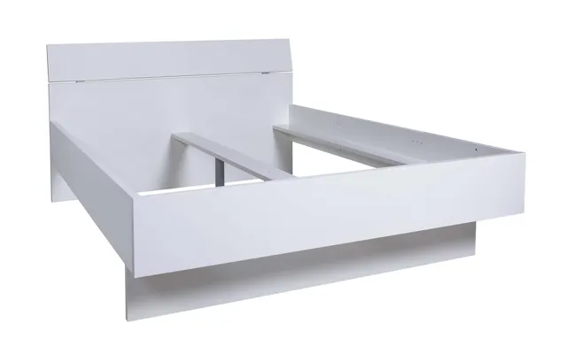 Composad Letto Francese 140x190 Bianco Laccato 145 cm