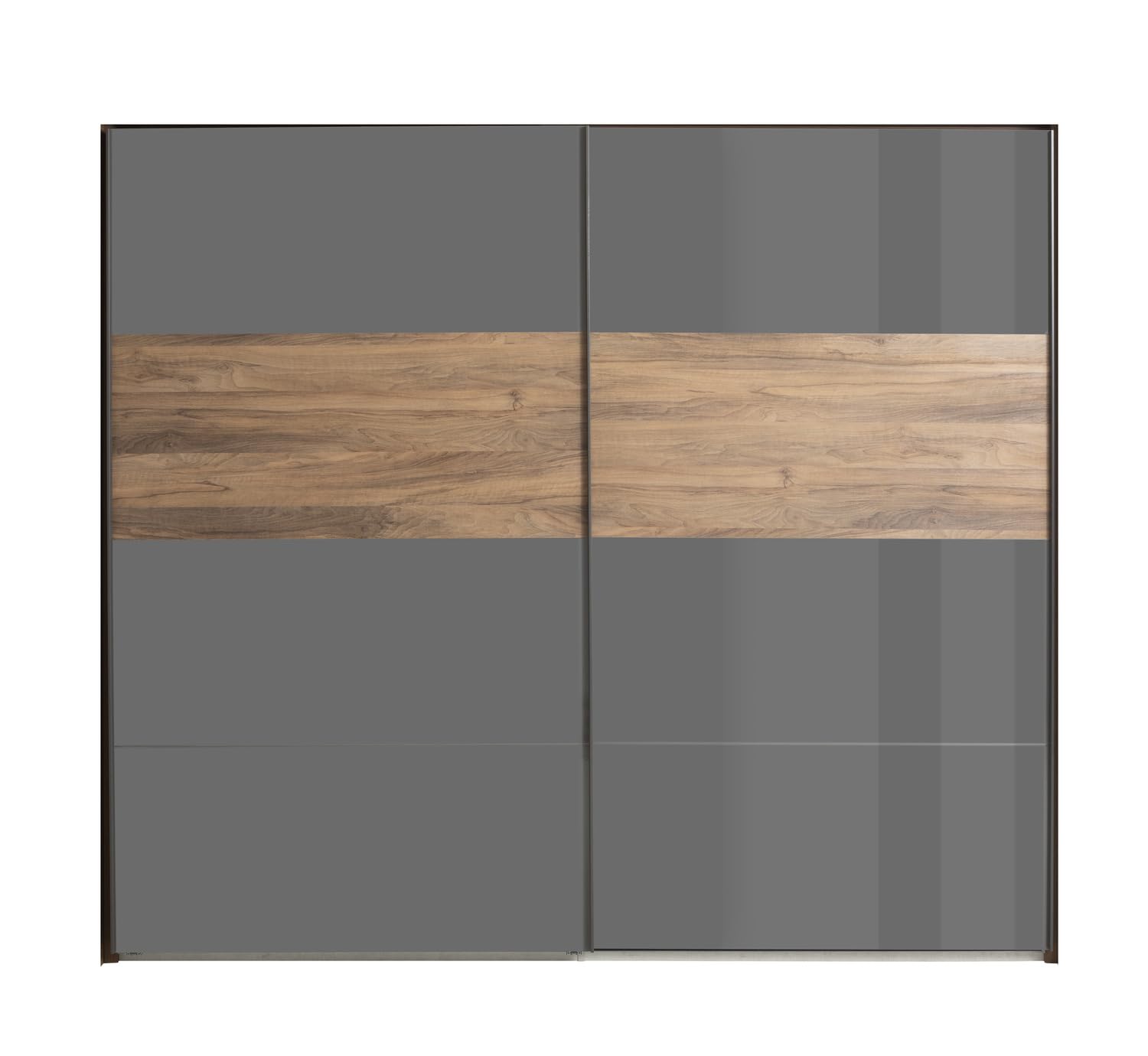Composad Infinito armadio 2 ante scorrevoli grigio noce 250 cm