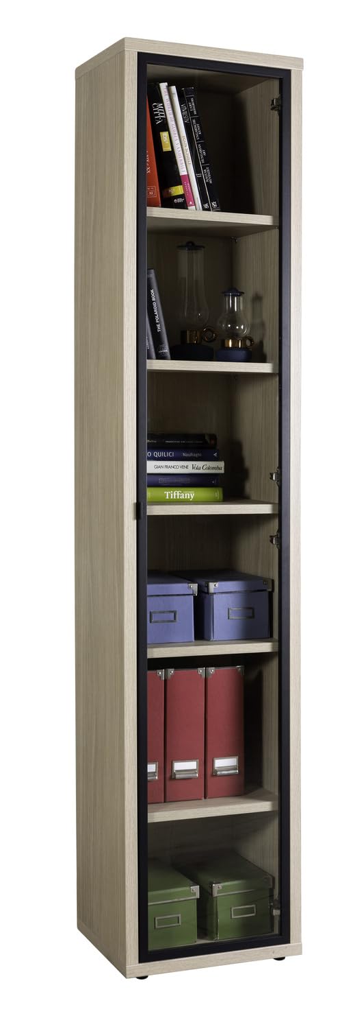 Composad Davinci ufficio completo 8 mobili rovere nero chalet