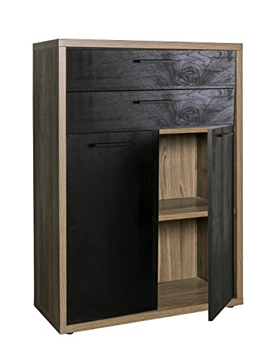 Composad Davinci Brera Coppia Ante Nero Chalet LB4800 LB4801