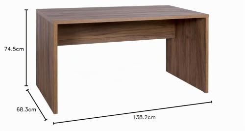 Composad Davinci Brera Scrivania PC 138 cm Noce Brera Privacy