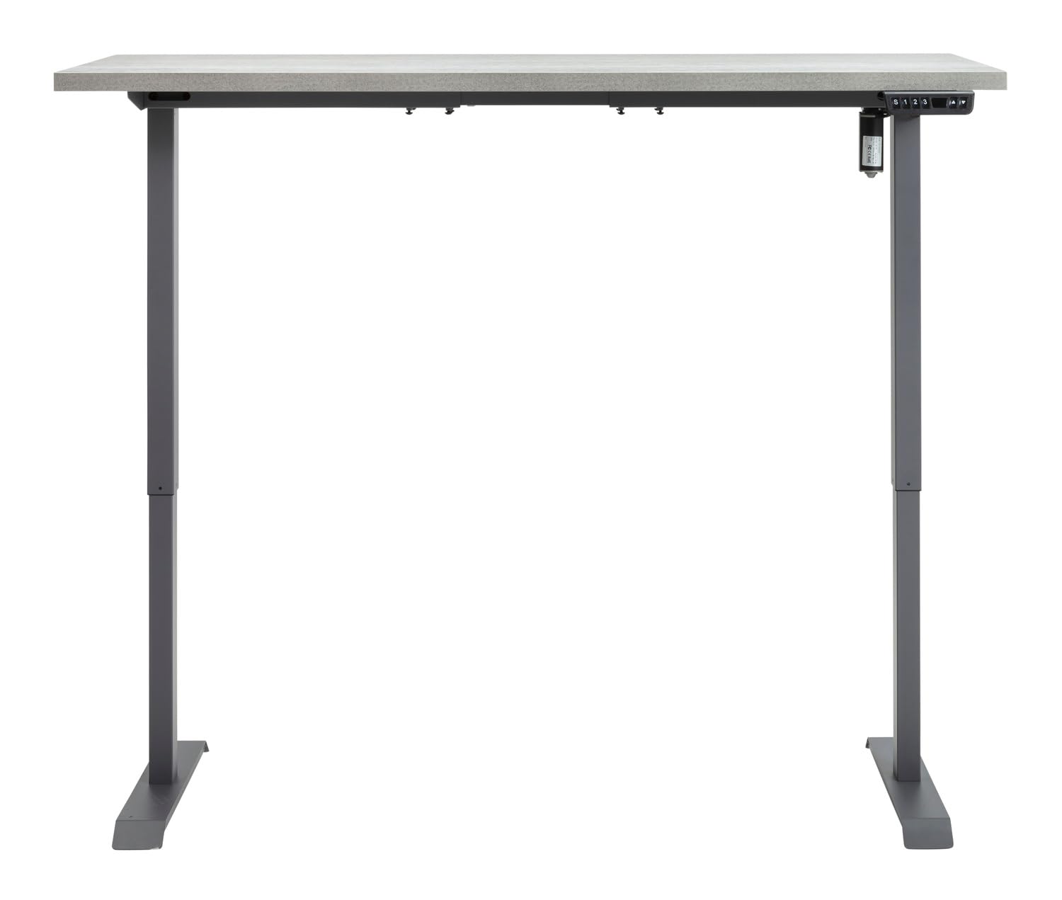 Composad Energia scrivania 150x69 cemento nero elettrica